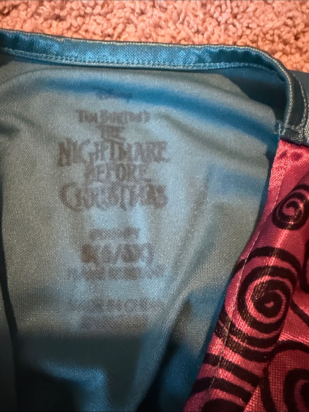 Girl's Nightmare Before Christmas  Patchwork Halloween pajamas - Picture 2 of 5